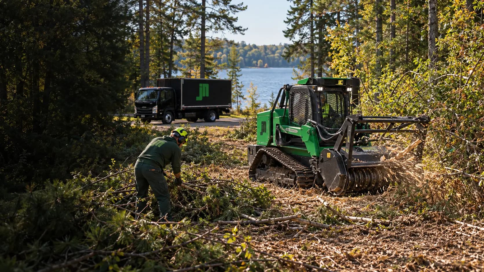 Brush Clearing & Chipping in the Brainerd Lakes Area